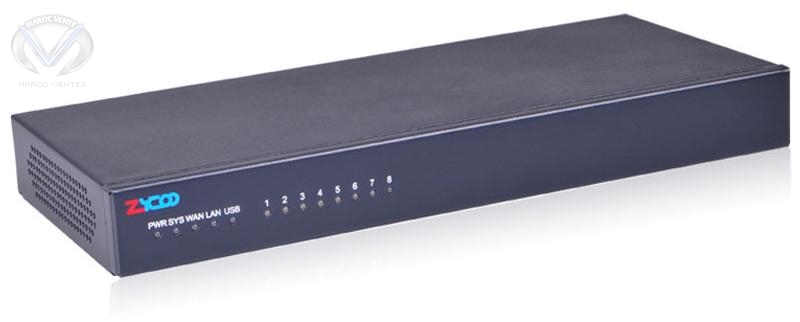 Serveur IP PBX based on Asterisk 8 FXO(FXS) Ports ZX50-A8